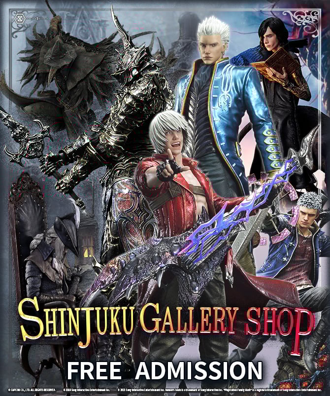 ［FREE ADMISSION］DMC3 DANTE & VERGIL, PENETRATOR! Premiere Exhibit at Shinjuku Gallery Shop Starting Feb 2nd (Fri)